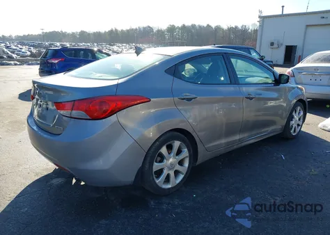 2013 Hyundai Elantra Limited from USA, damaged, VIN KMHDH4AE6DU596138